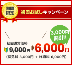 初回お試しキャンペーン