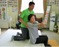 施術前後の変化をその場で体感