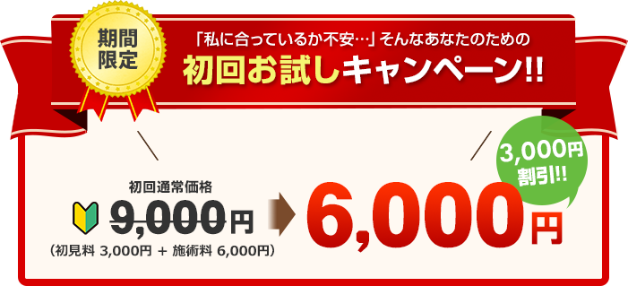 初回お試しキャンペーン!