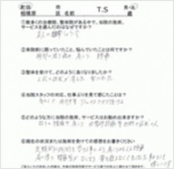 頭痛・肩痛・腰痛　町田市 在住　50代女性